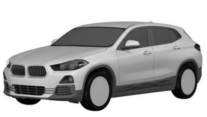 Серийный BMW X2 показали на патентных скетчах