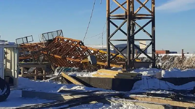 Падение башенного крана в Нур-Султане – полиция завела дело