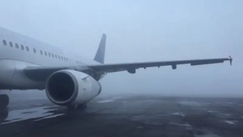 В аэропорту Астаны отменены вылеты нескольких международных рейсов