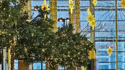 Новогодние елки Астаны и Алматы попали в топ-10 среди стран СНГ