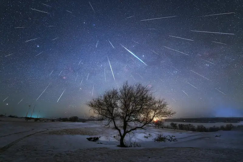 метеорный поток Квадрантиды, фото - Новости Zakon.kz от 02.01.2024 12:00