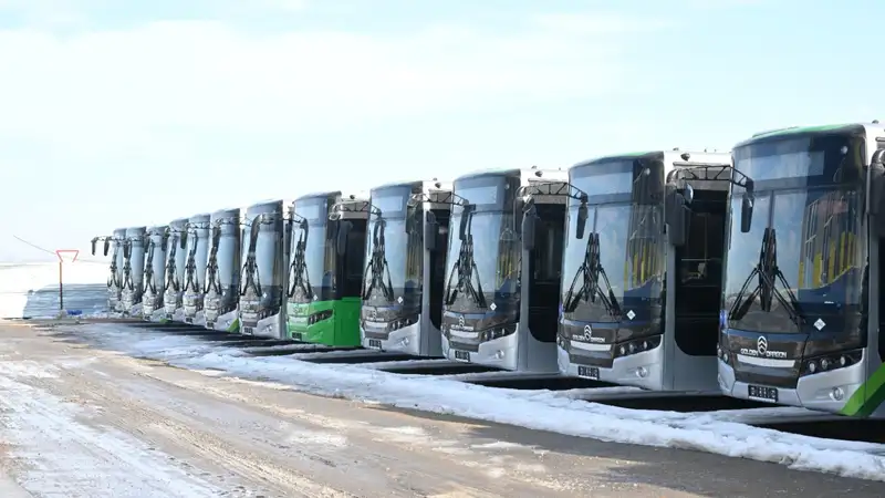 Новые автобусы, фото - Новости Zakon.kz от 29.12.2023 09:14