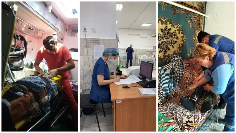 Сколько раз казахстанцы обращались в службу скорой помощи в новогодние дни