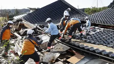 Число жертв землетрясения в Японии увеличилось до 91 , фото - Новости Zakon.kz от 05.01.2024 07:07