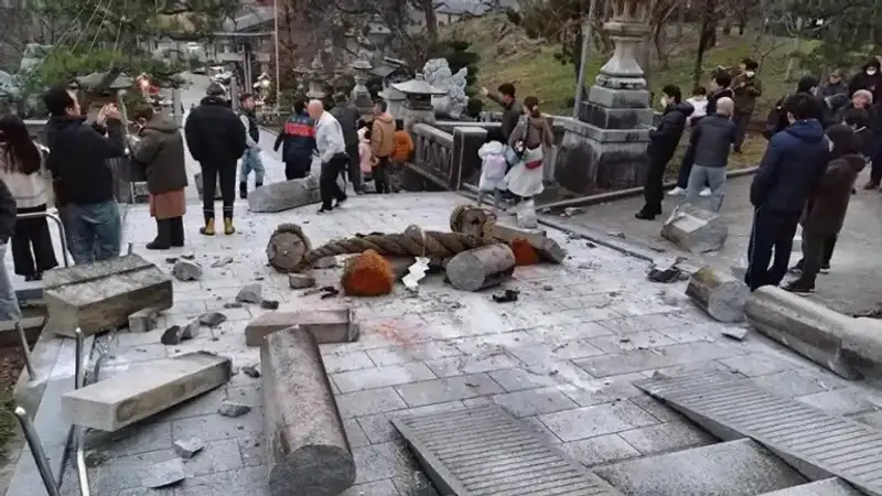 последствия землетрясений, фото - Новости Zakon.kz от 12.01.2024 07:38