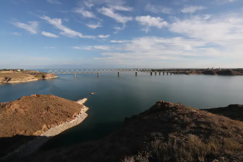 Как выглядят крупнейшие водохранилища Казахстана , фото - Новости Zakon.kz от 15.01.2024 11:10