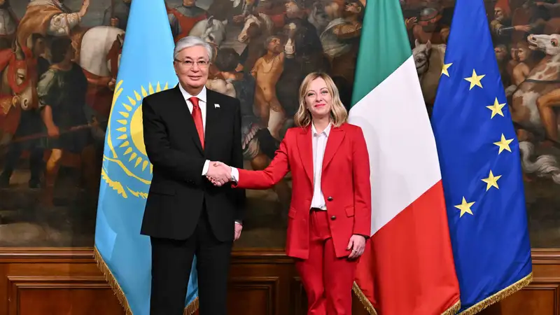 Опубликовано совместное заявление президента Казахстана и главы Совета министров Италии 