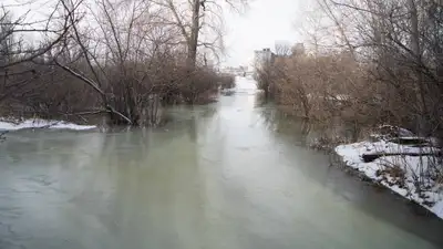 поднятие уровня реки Иртыш, фото - Новости Zakon.kz от 20.01.2024 13:02