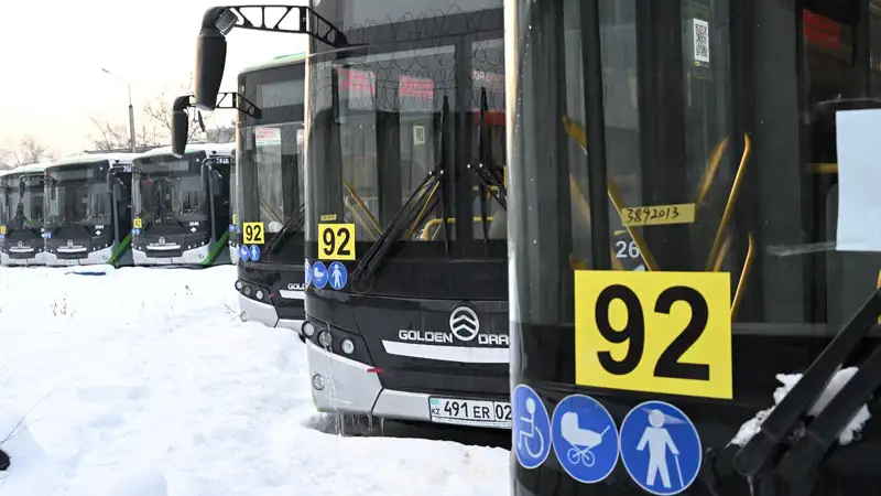 Новые автобусы, фото - Новости Zakon.kz от 24.01.2024 09:30