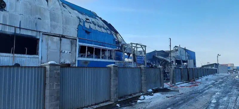 Пожар близ Алматы: ужасающие кадры с места событий