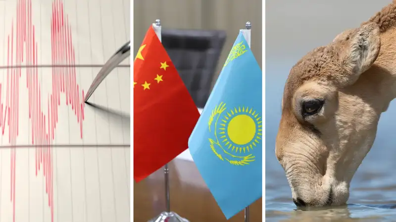 Землетрясение в Алматы, расширение сотрудничества Казахстана и Китая, снова отстрел сайгаков 