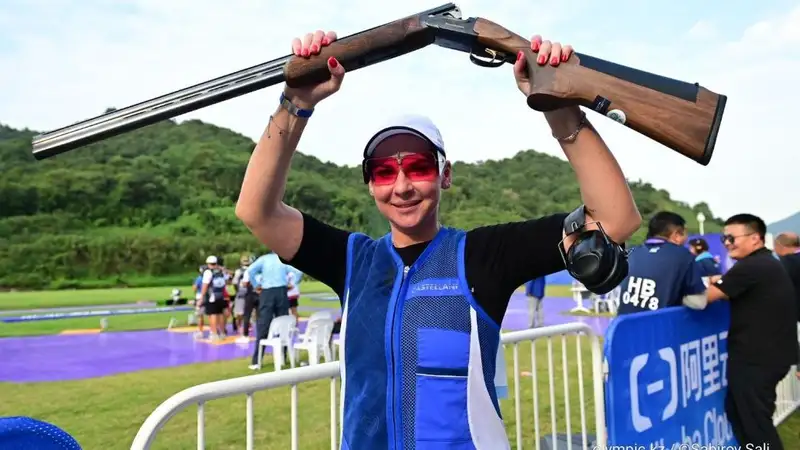 Казахстанка завоевала золотую медаль в Кубке мира по стендовой стрельбе