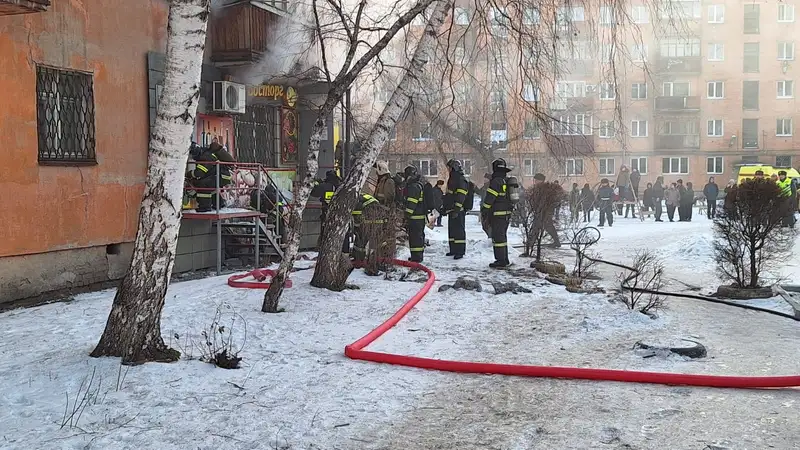 пожар, фото - Новости Zakon.kz от 27.01.2024 18:28