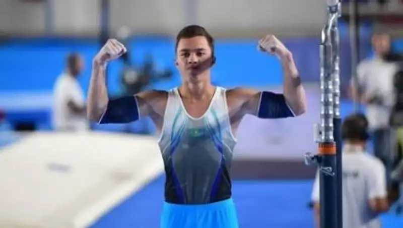 Казахстанский гимнаст завоевал две медали на этапе Кубка мира в Венгрии