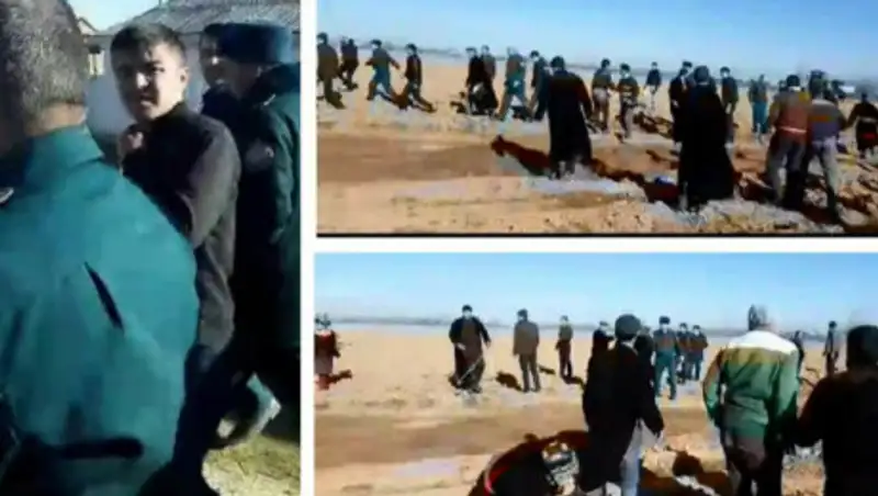 Граждане Узбекистана набросились с камнями и топорами на чиновников