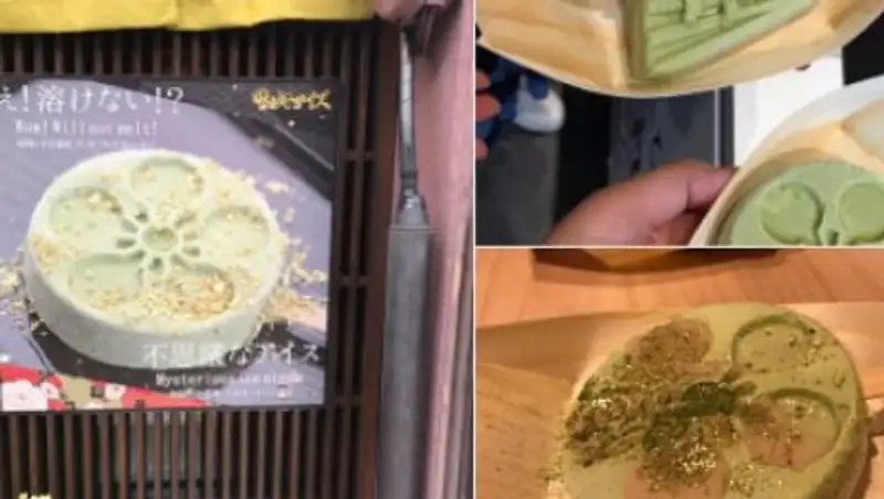 В Японии создали мороженое, которое не тает даже под горячим воздухом из фена