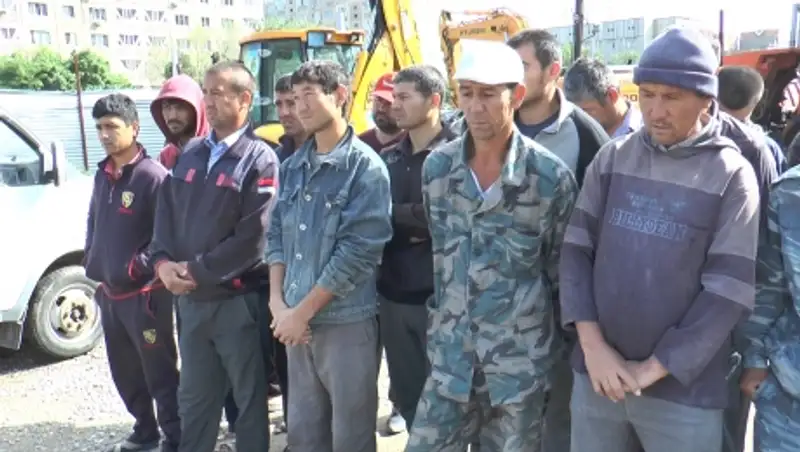 В Алматы над возведением многоэтажного здания трудились 40 мигрантов-нелегалов
