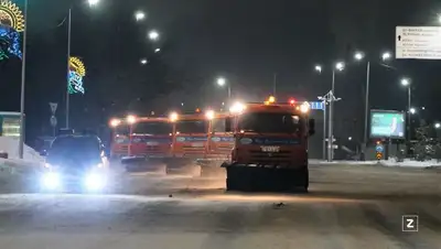 снег погода дороги, фото - Новости Zakon.kz от 01.12.2021 14:29