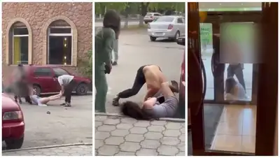 пьяные разборки в центре Караганды, фото - Новости Zakon.kz от 05.08.2022 12:20