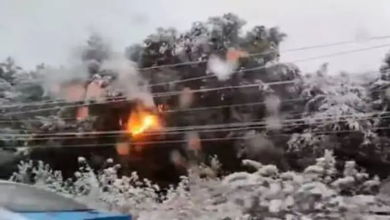 Электрические провода горели в Алматы