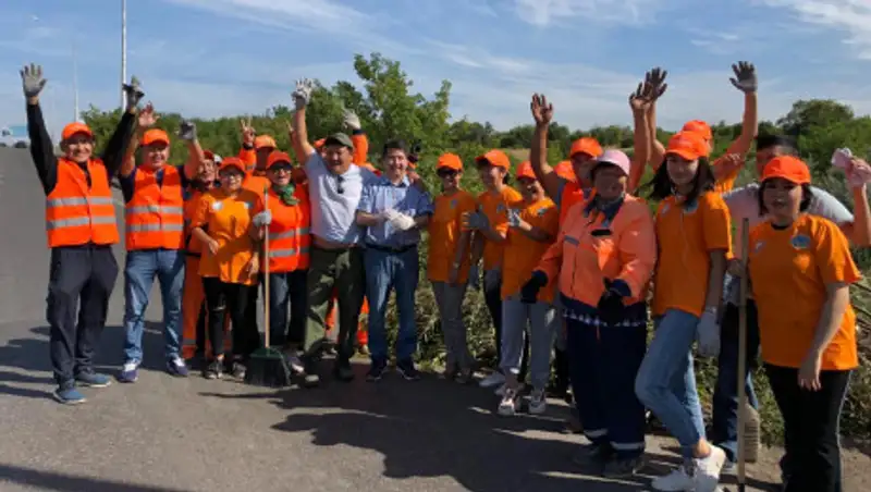 В Карагандинской области продолжается экологическая акция "Бірге - Таза Қазақстан!"