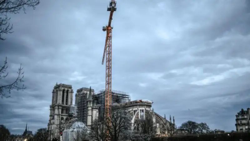 Арестовали воров, пытавшихся вынести камни из собора Парижской богоматери