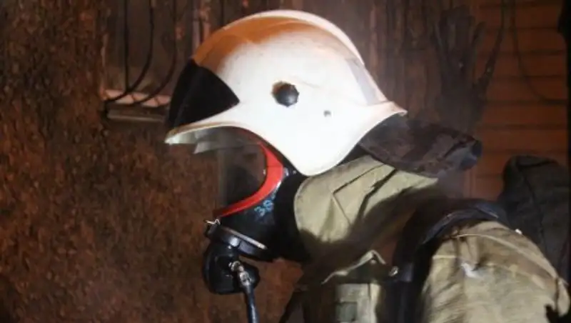 Крупный пожар произошел в Костанае