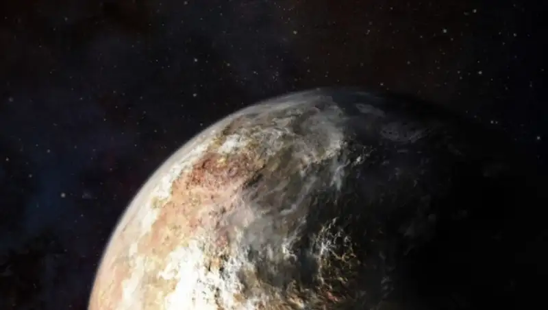 На Плутоне разглядели загадочные темные пятна