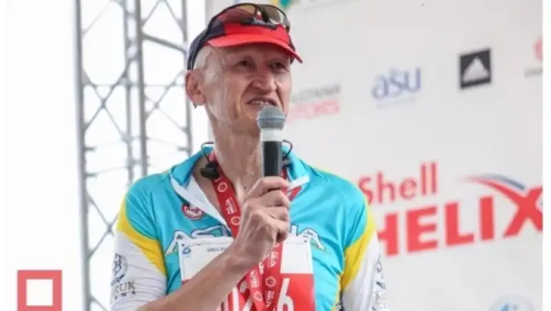 В марафоне в Алматы Болат Жамишев занял первое место в своей возрастной группе