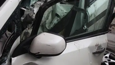 ДТП с кортежем Жапарова, фото - Новости Zakon.kz от 16.06.2023 10:20