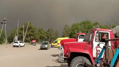 пожар, фото - Новости Zakon.kz от 11.06.2023 19:06