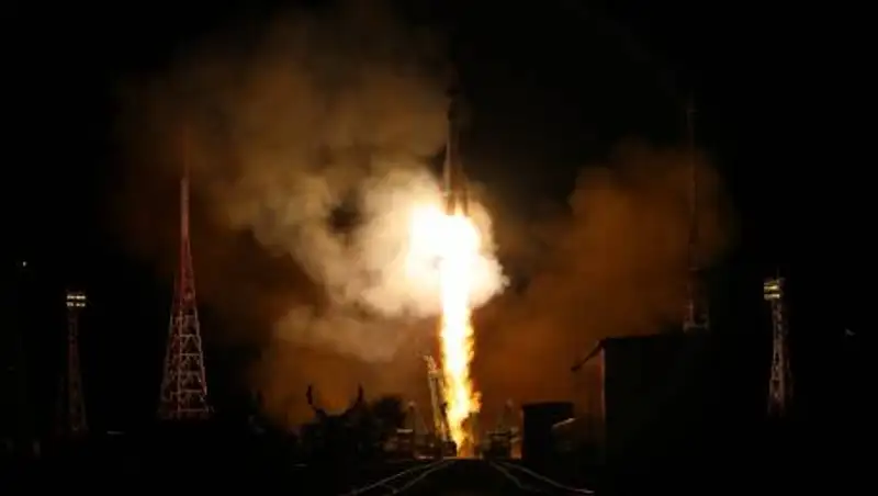 С Байконура стартовала ракета "Союз" с грузовым кораблем