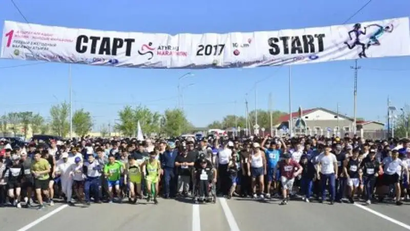 Меценат из Атырау купил 500 мест для участия жителей в забеге в рамках Atyrau Marathon