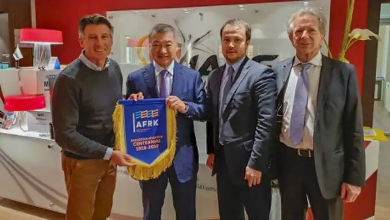 Даниал Ахметов встретился с главой Международной Ассоциации Легкоатлетических Федераций