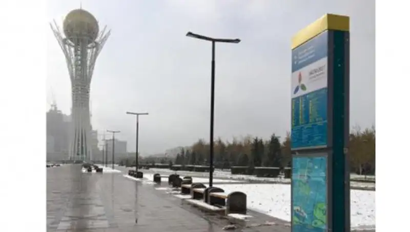 Туристские указатели устанавливают в Астане