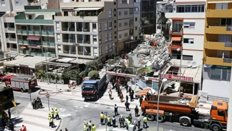 Число погибших на Тенерифе при обрушении жилого дома возросло до 6