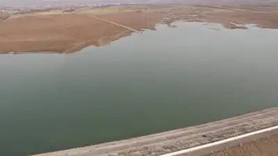 Состояние водохранилищ в Туркестанской области осмотрели с вертолета