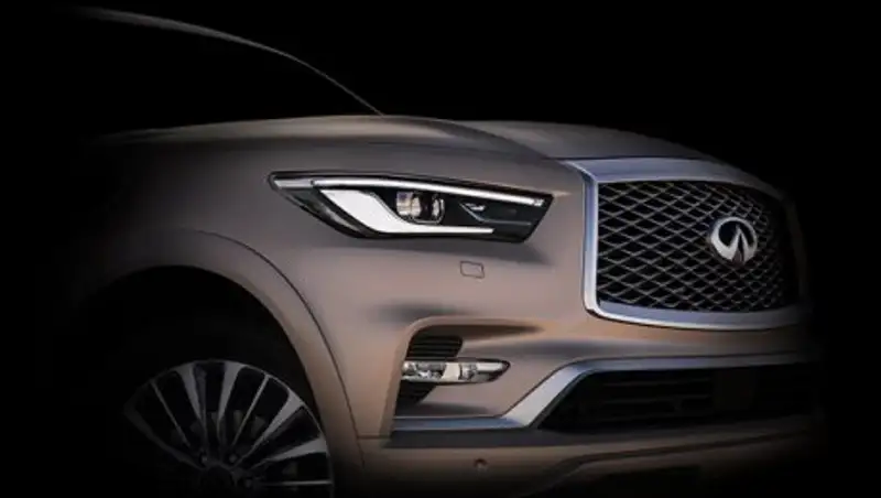 Infiniti показала «лицо» нового QX80