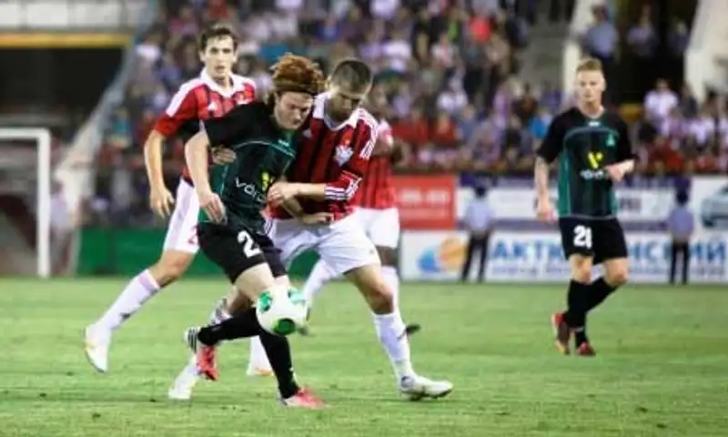 «Актобе» в первом матче третьего отборочного раунда Лиги Европы победил исландский «Брейдаблик» - 1:0 (фото), фото - Новости Zakon.kz от 02.08.2013 15:15