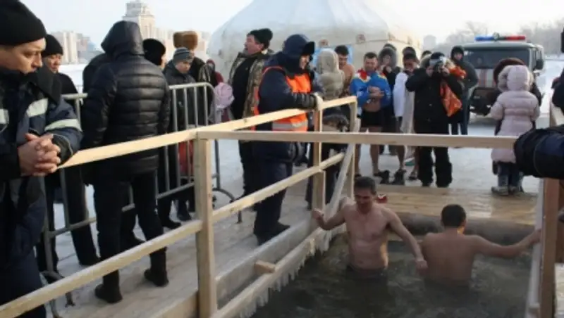 Спасатели Астаны будут дежурить в местах крещенских купаний