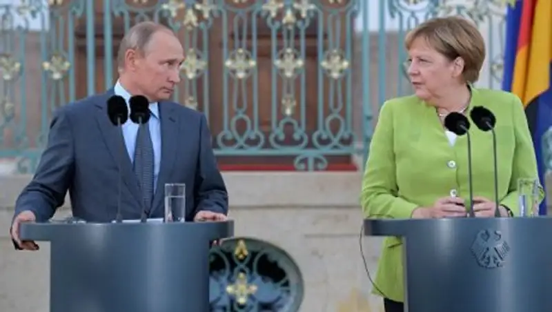 Переговоры Путина и Меркель длились три часа