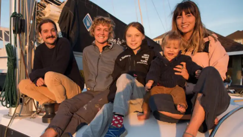 Грета Тунберг поедет на саммит в Мадриде на катамаране