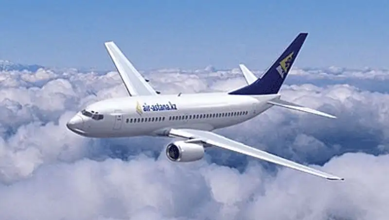 В Алматы самолет «Эйр Астаны» через час после взлета совершил вынужденную посадку