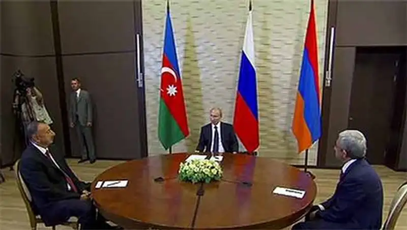 В Сочи прошла трёхсторонняя встреча президентов России, Азербайджана и Армении