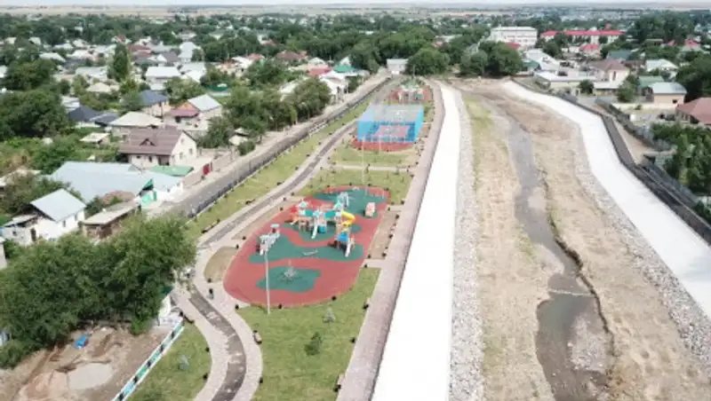 В Шамалгане ко Дню столицы открыли детский парк «Ана-Нұры»