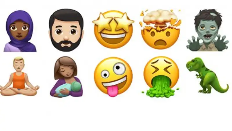 Женщина в хиджабе, зомби, эльфы и кормящая мать: Apple показала новые эмодзи