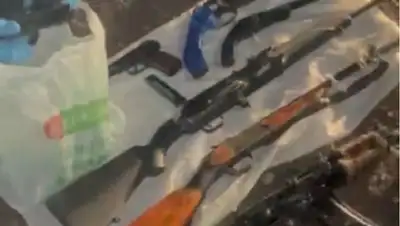 тараз, оружие, схрон, полиция, фото - Новости Zakon.kz от 27.04.2022 15:45