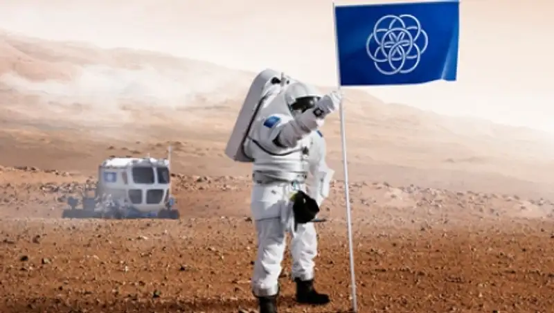 Шведский дизайнер создал флаг Земли для покорителей космоса