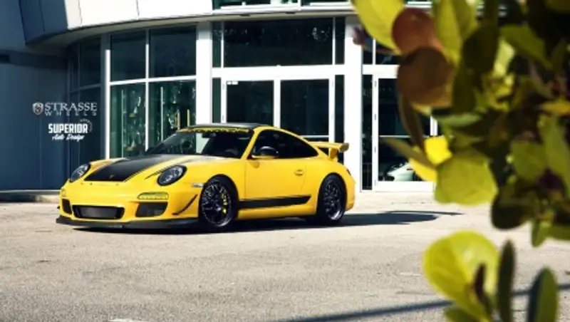 Porsche 911 GT3 на дисках от Strasse Wheels