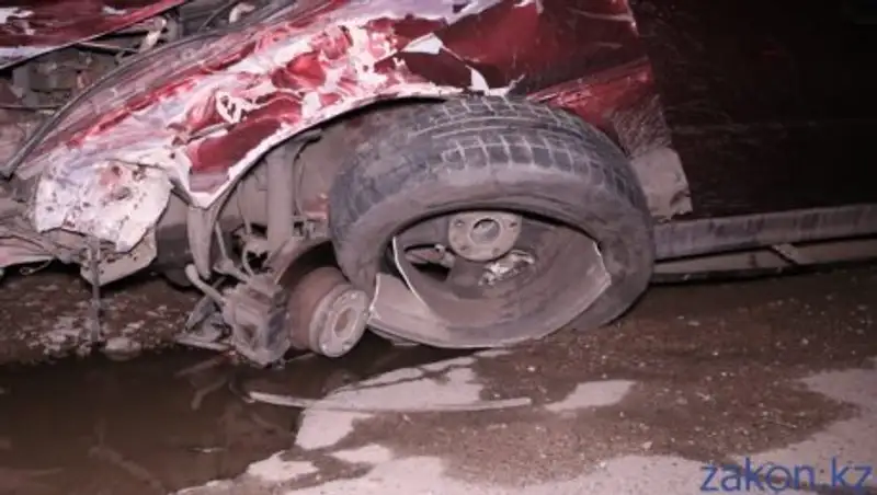 Виновник ДТП в Алматинской области пытался скрыться